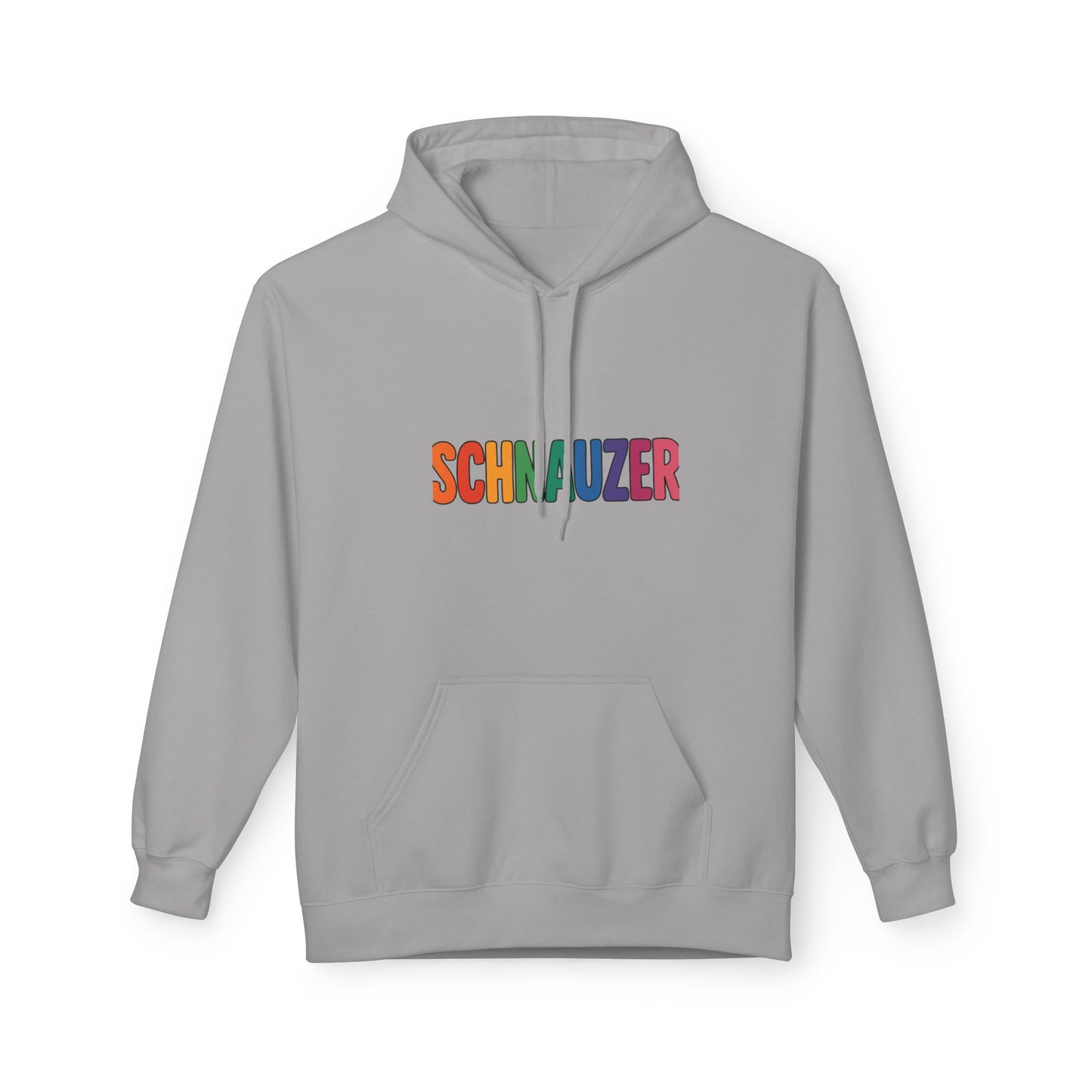 Colorful Schnauzer Hoodie | Unisex Fleece Pullover for Dog Lovers, Pet Gifts, Cozy Wear, Animal Apparel, Birthday Gift, Dog Mom Gift