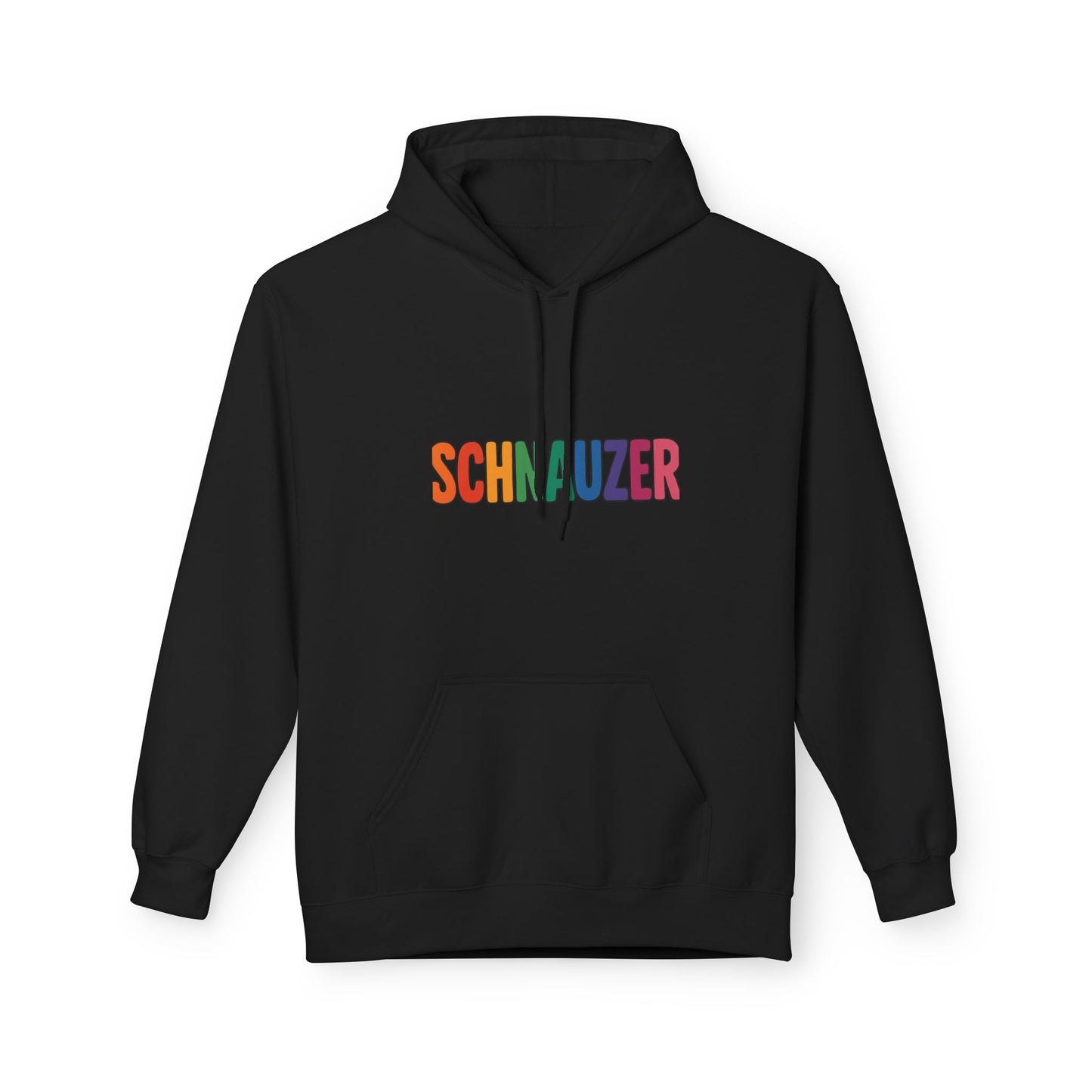 Colorful Schnauzer Hoodie | Unisex Fleece Pullover for Dog Lovers, Pet Gifts, Cozy Wear, Animal Apparel, Birthday Gift, Dog Mom Gift