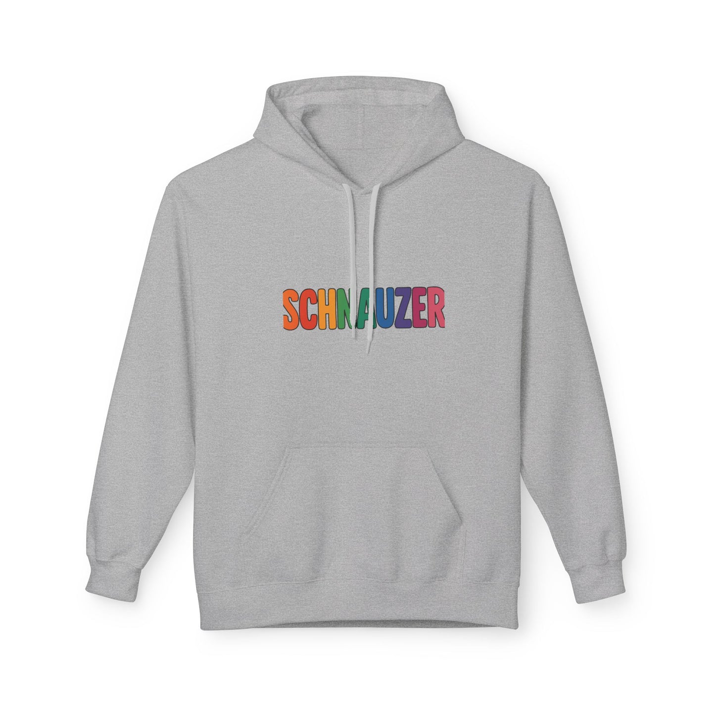 Colorful Schnauzer Hoodie | Unisex Fleece Pullover for Dog Lovers, Pet Gifts, Cozy Wear, Animal Apparel, Birthday Gift, Dog Mom Gift